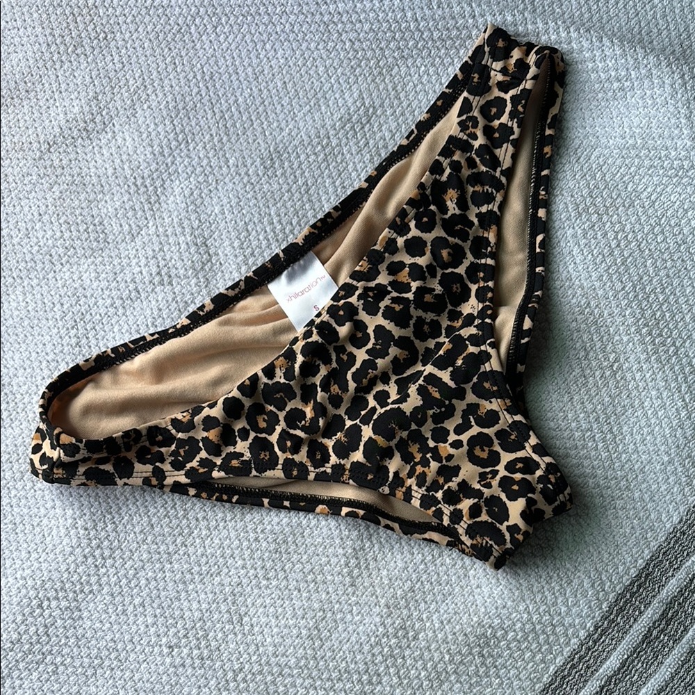 Leopard Print Women's Bikini Bottom